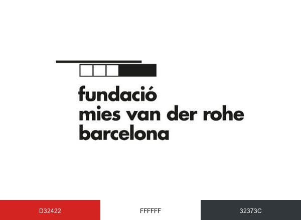Fundació Mies van der Rohe brand color palette