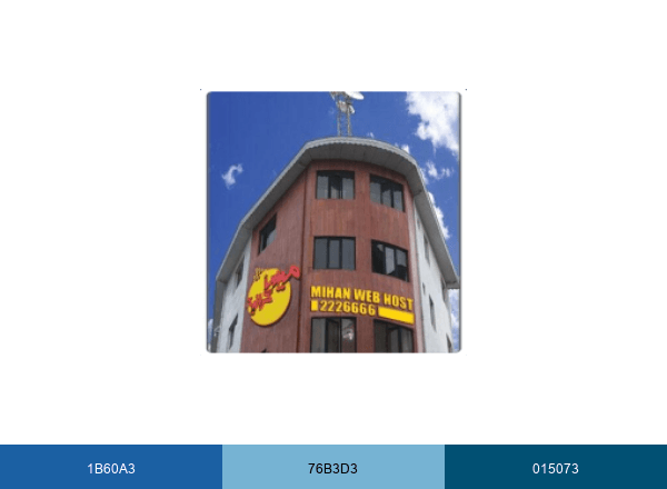 Mihanwebhost brand color palette
