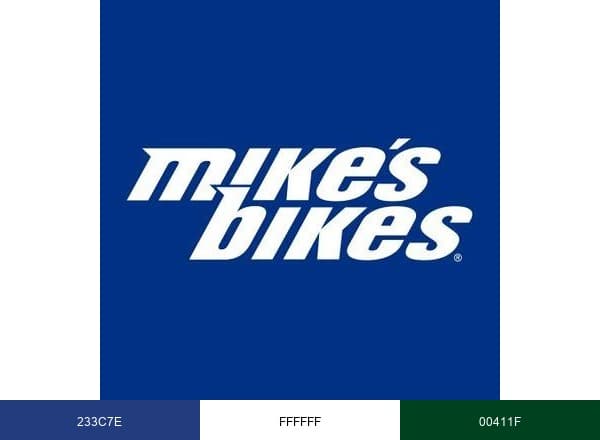 Mike's Bikes brand color palette