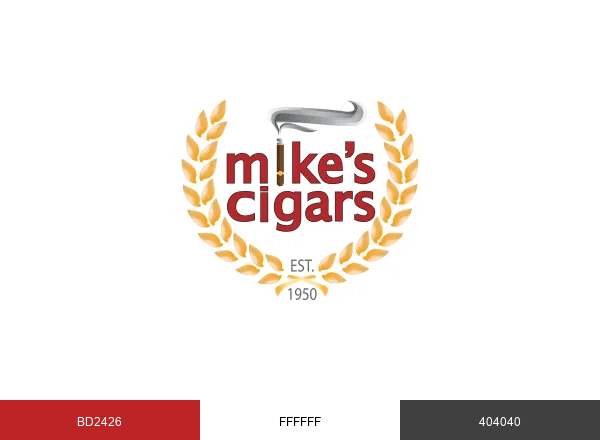 Mike's Cigars brand color palette