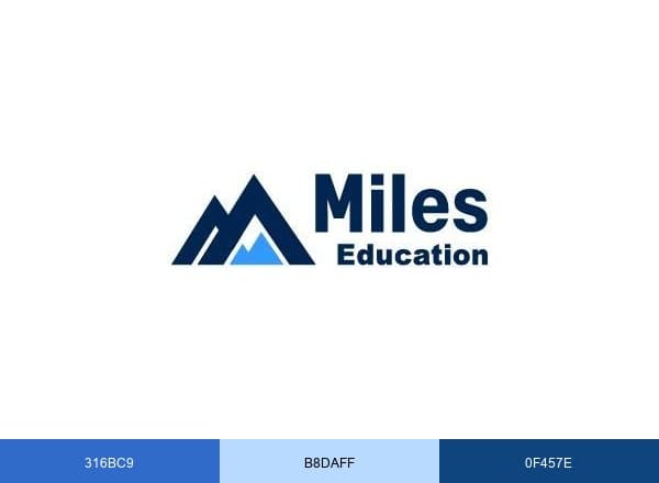 Miles Education brand color palette