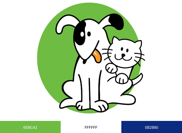 Milliken Animal Clinic brand color palette