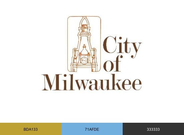 City Of Milwaukee brand color palette
