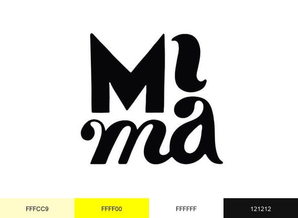 MIMA Museum brand color palette