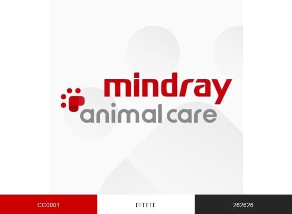 Mindray Animal Medical North America brand color palette