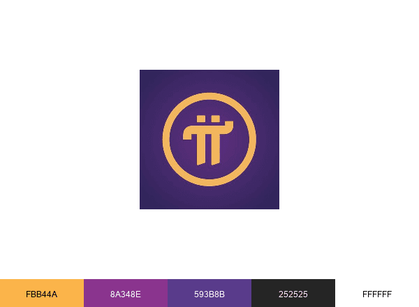 Pi Network brand color palette