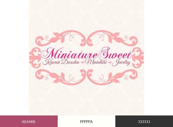 MiniatureSweet brand color palette