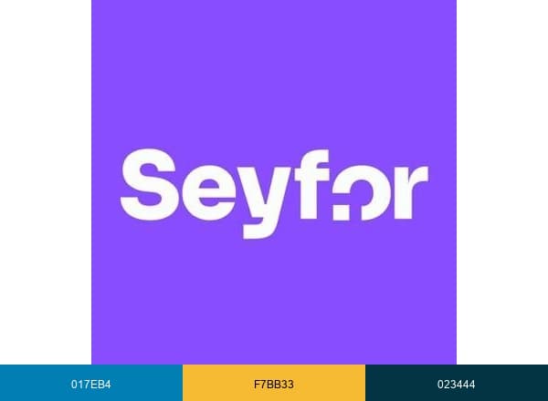 Seyfor Hrvatska brand color palette