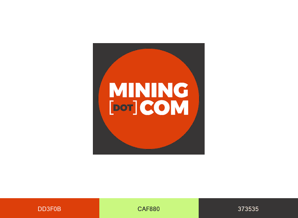 MINING.COM brand color palette