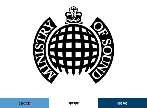 Ministry of Sound Club brand color palette
