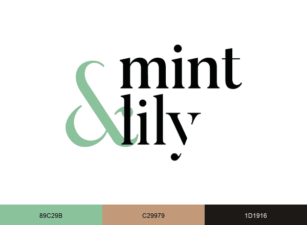 Mint and Lily brand color palette