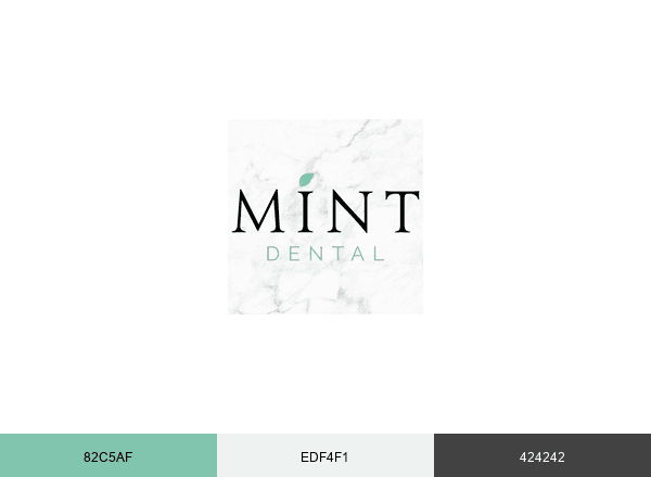 MINT Dental | Edina MN brand color palette