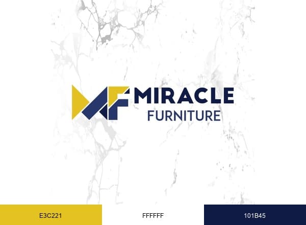Miracle Furniture Tampa Florida brand color palette