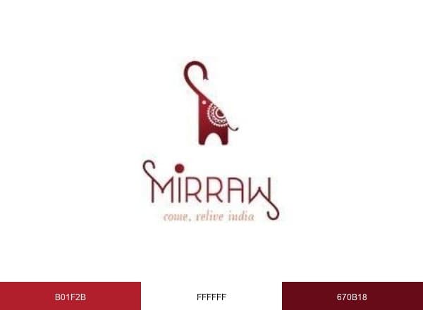 Mirraw brand color palette