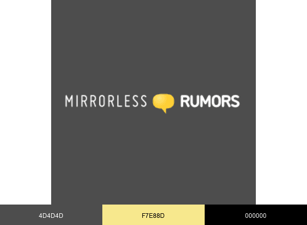 Mirrorless Rumors brand color palette