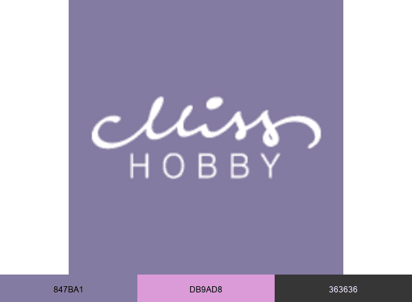 Misshobby brand color palette