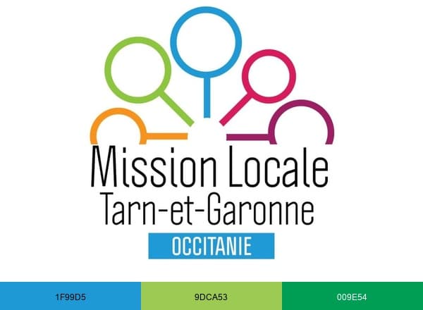 Mission Locale Tarn et Garonne brand color palette