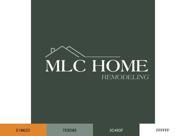 MLC Home Remodeling brand color palette