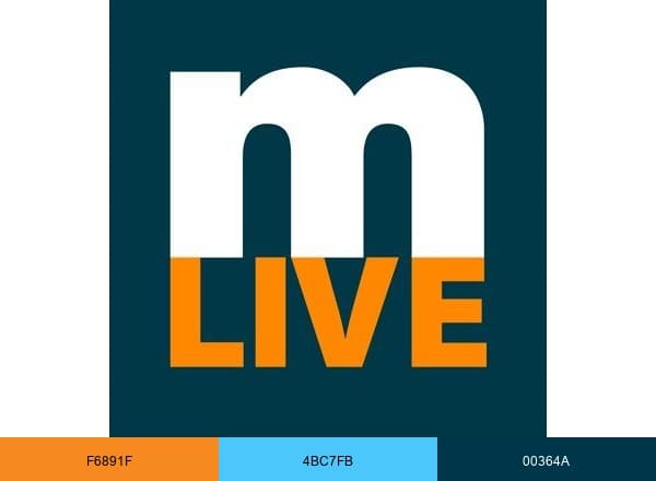 MLive brand color palette