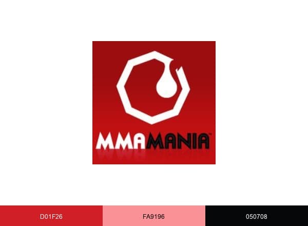MMA Mania brand color palette