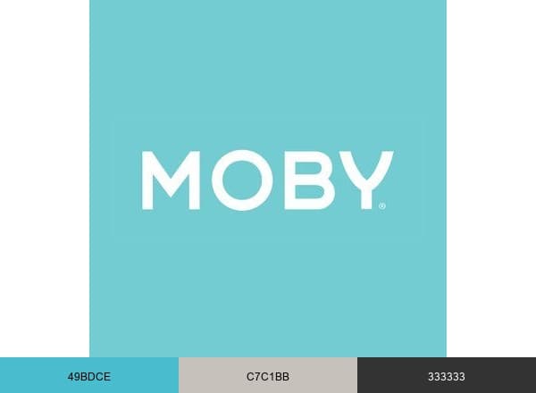 Moby Wrap brand color palette