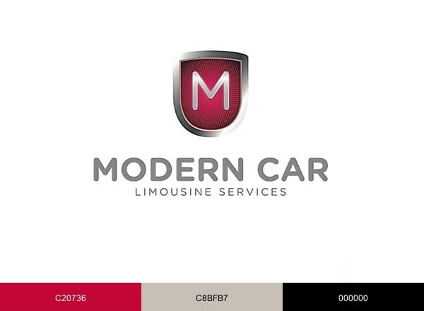 MODERN CAR Limousine Services brand color palette