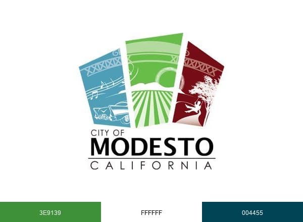 City of Modesto brand color palette