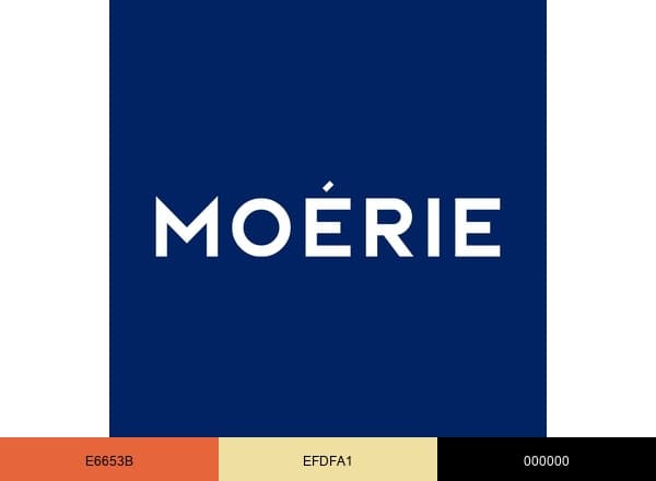 Moérie brand color palette