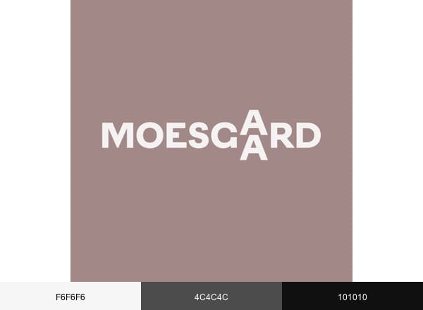 Moesgaard brand color palette