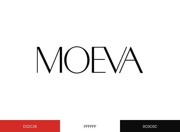 Moeva brand color palette