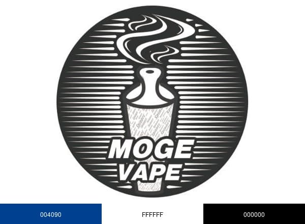 Moge Vape brand color palette