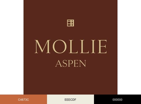 MOLLIE Aspen brand color palette