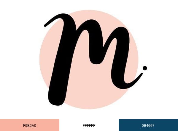 Mom.com brand color palette
