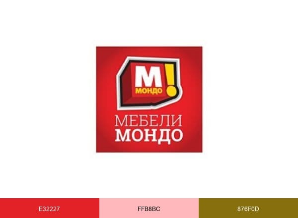 Мебели Мондо brand color palette