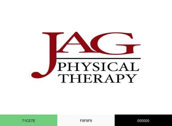 JAG Physical Therapy brand color palette