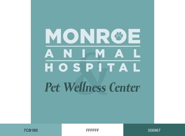 MonroeAnimalHospital brand color palette