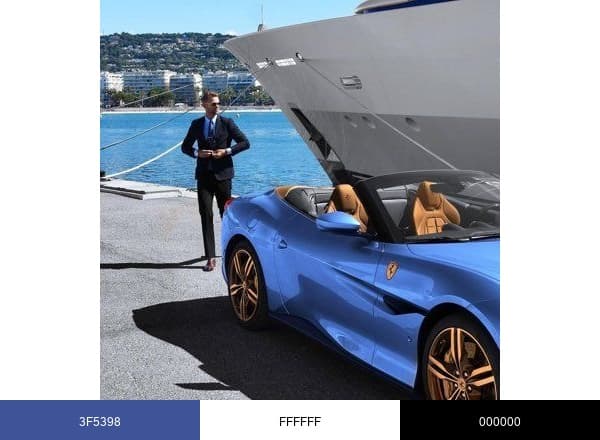 Monsieur Lifestyle Magazine brand color palette