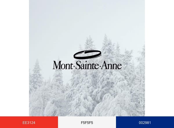 Station Mont-Sainte-Anne brand color palette