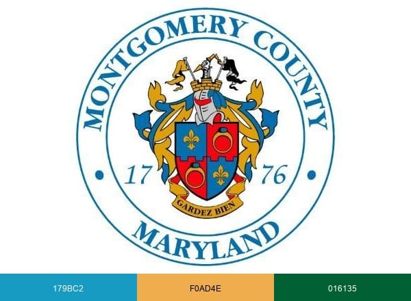 Montgomery County MD Government brand color palette