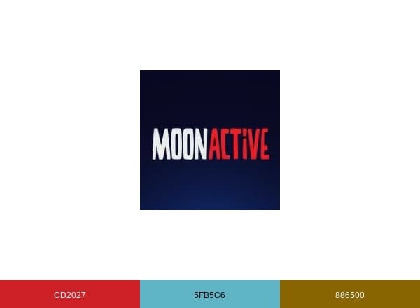 Moon Active brand color palette