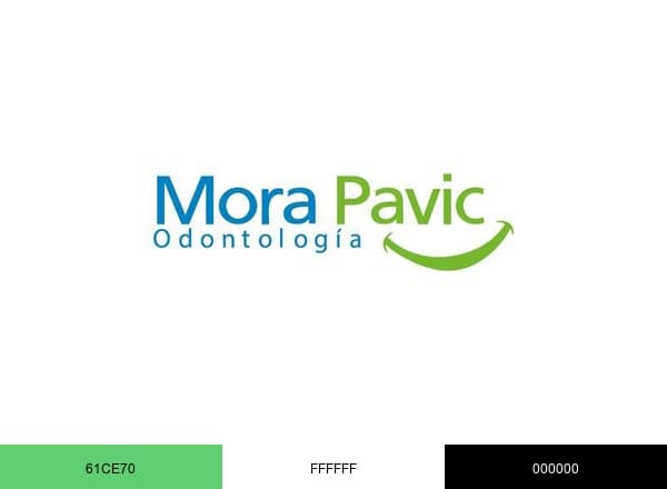 Mora Pavic Odontología brand color palette