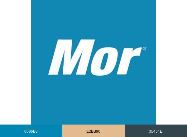 Mor Furniture brand color palette