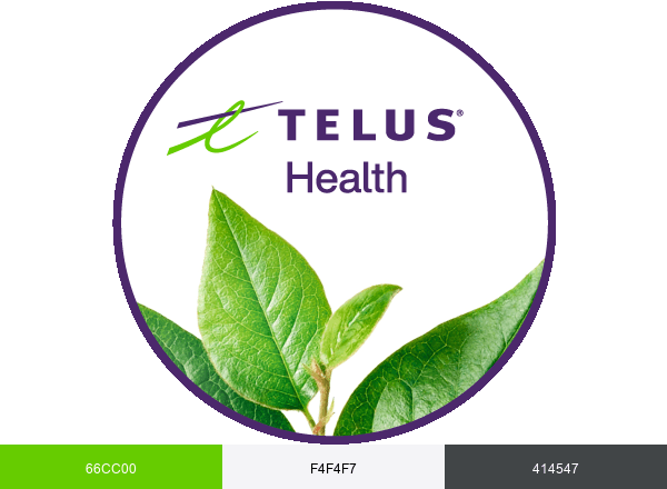 TELUS Health brand color palette