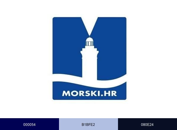 Morski.hr brand color palette