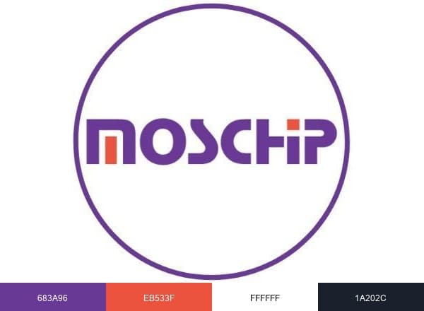 MosChip brand color palette