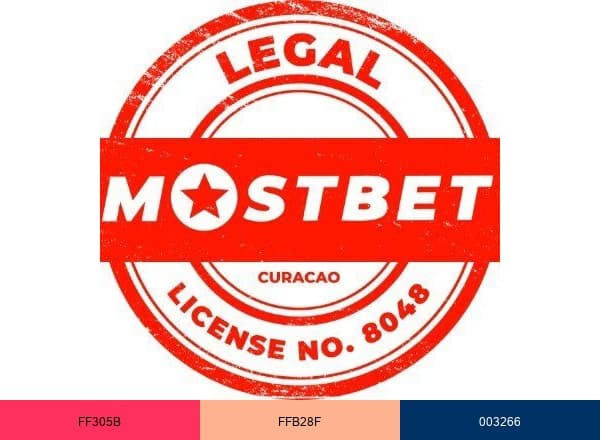 Mostbet Bangla brand color palette