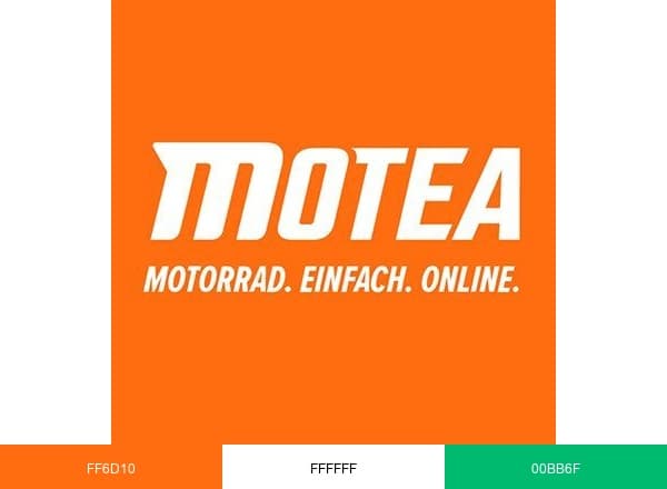 MOTEA.com brand color palette