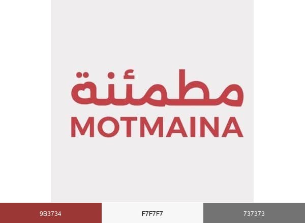 مركز مطمئنة brand color palette