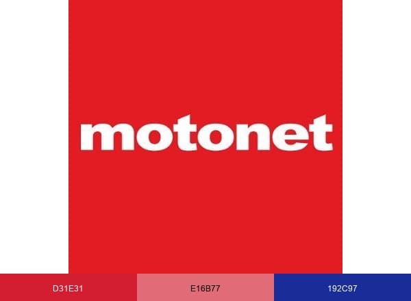 Motonet Oy brand color palette