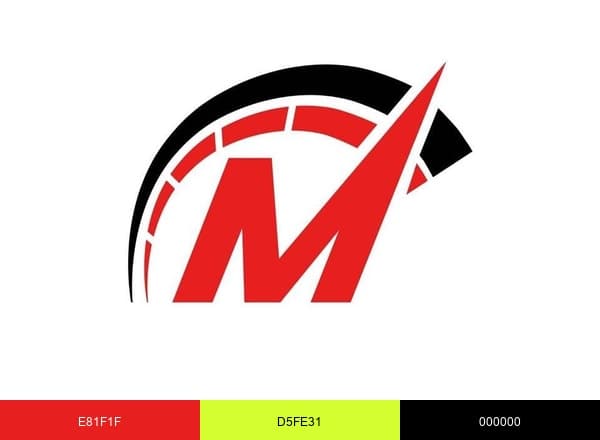 MotoRacingShop.com brand color palette